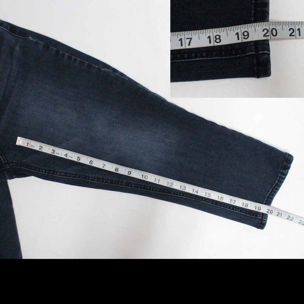 Women's Size 14 Skinny Seven7 Blue Jean Capri Pants - Picture 11 of 14